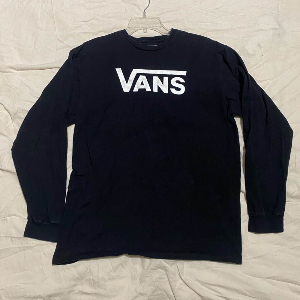 ✨VANS LONG SLEEVE BLACK TEE✨